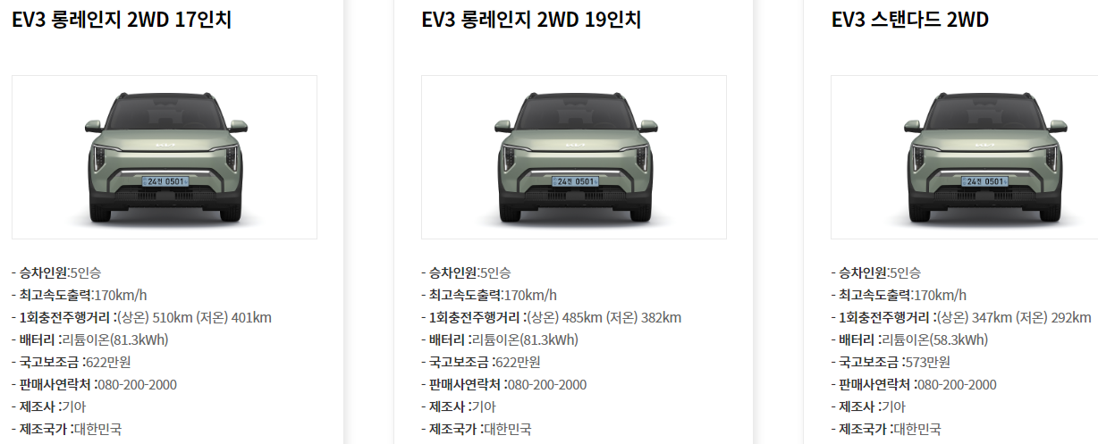 ev3-전기차보조금