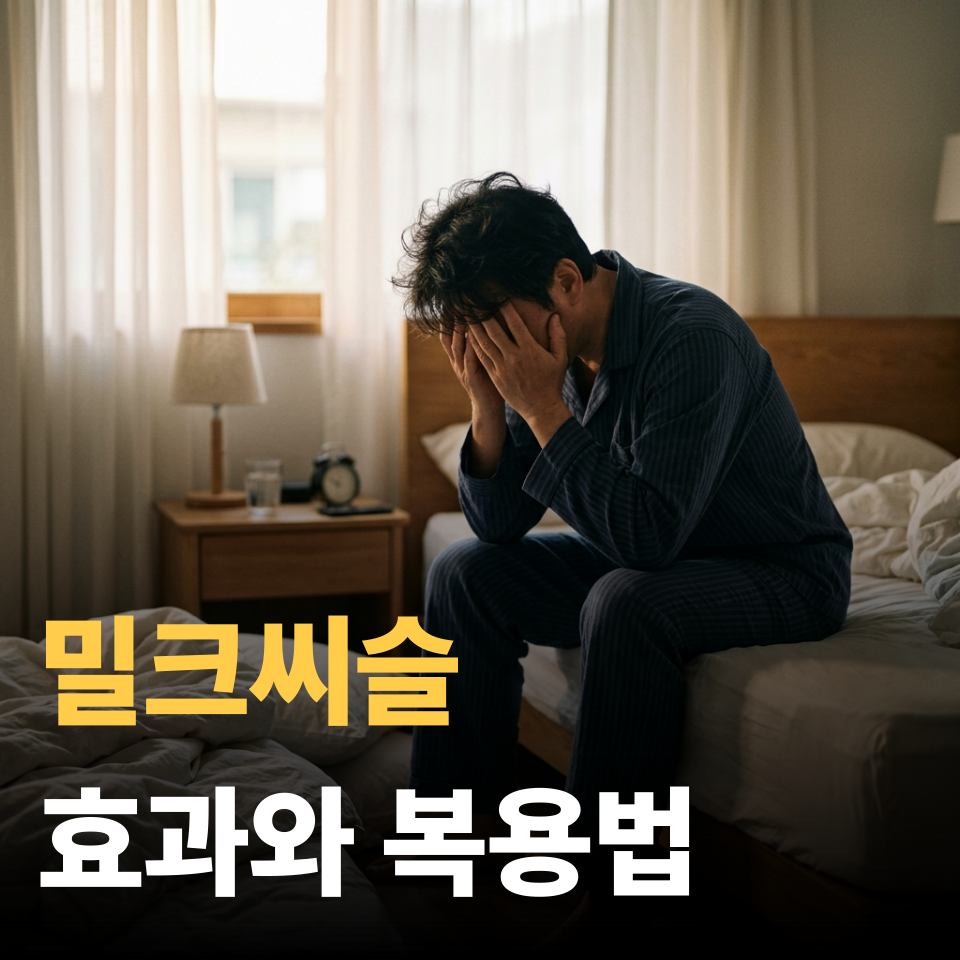 밀크씨슬 효과와 복용법 간 영양제 추천 피로회복