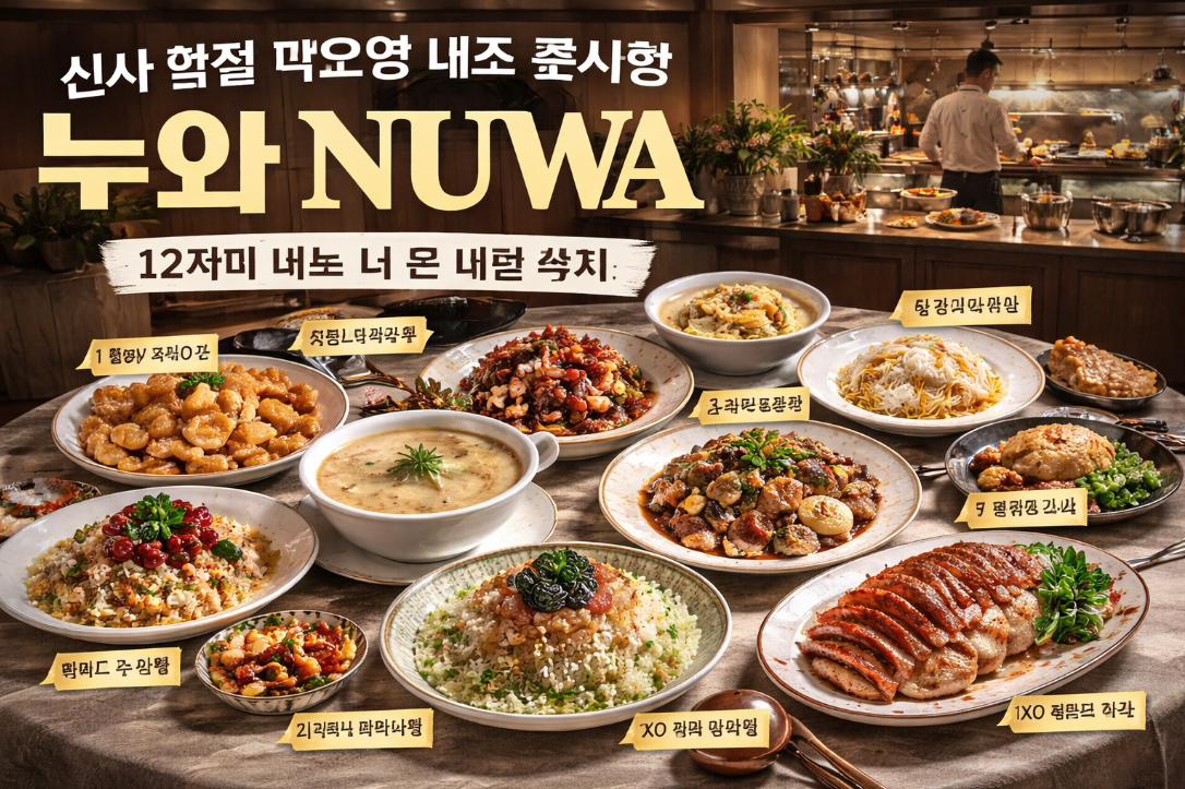 신사동 맛집 박은영 셰프 누와, 12가지 메뉴 내돈내산 후기