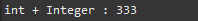int + Integer 연산결과