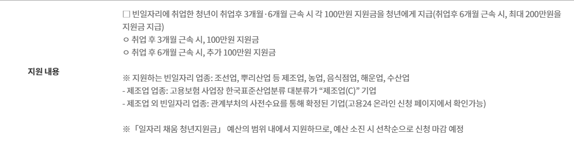 일자리-채움-청년지원금-지원금액