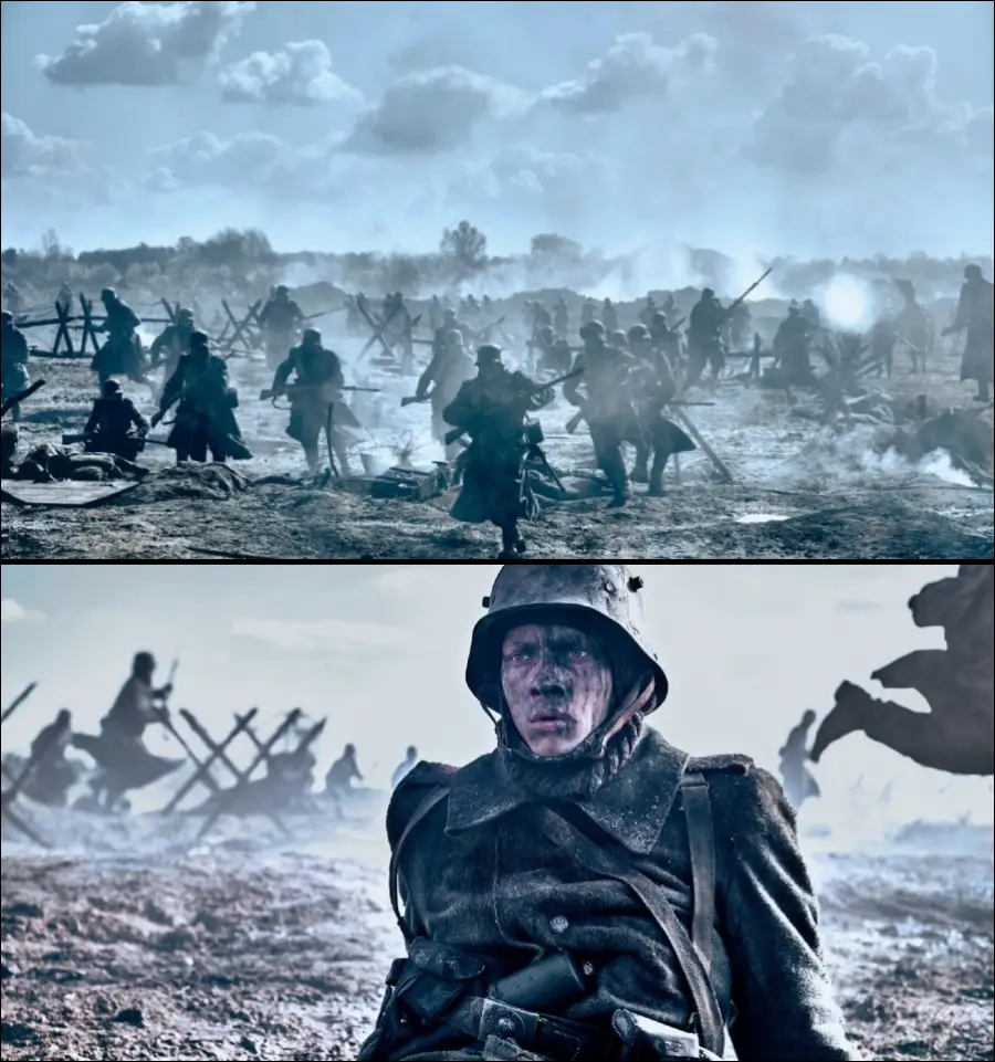 넷플릭스 영화 추천 서부 전선 이상 없다 영화속 장면