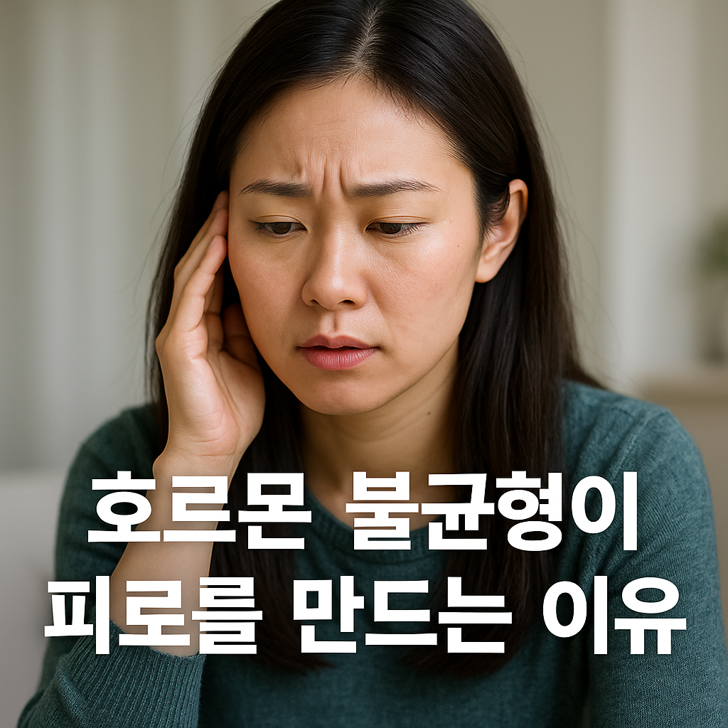 호르몬 불균형이 피로를 만드는 이유, 실사형 이미지