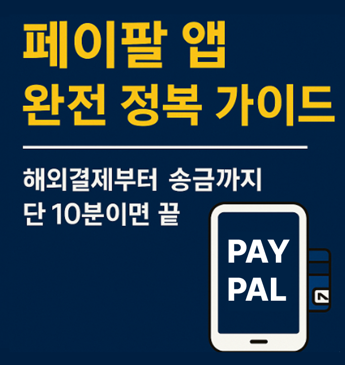 페이팔 앱 완전 정복 가이드: 해외결제부터 송금까지 단 10분이면 끝