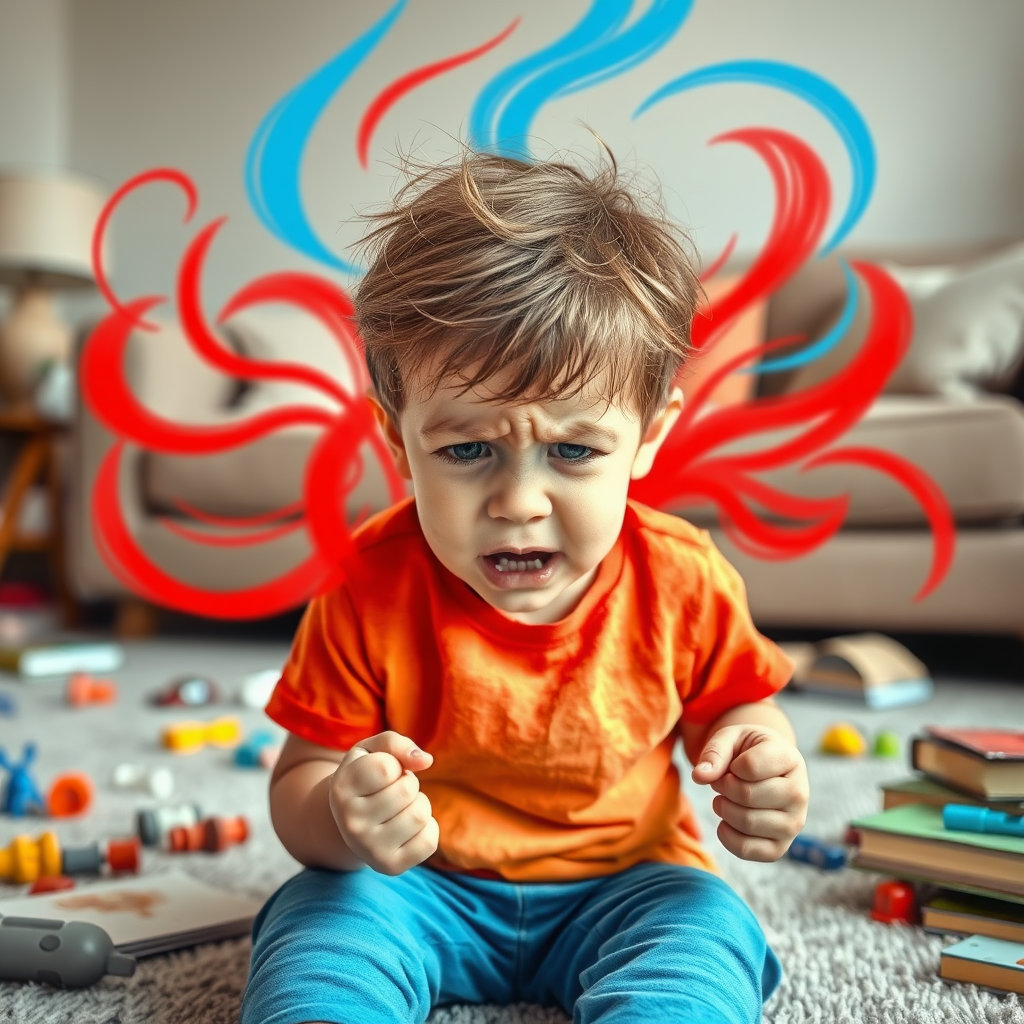 아이의 감정 폭발