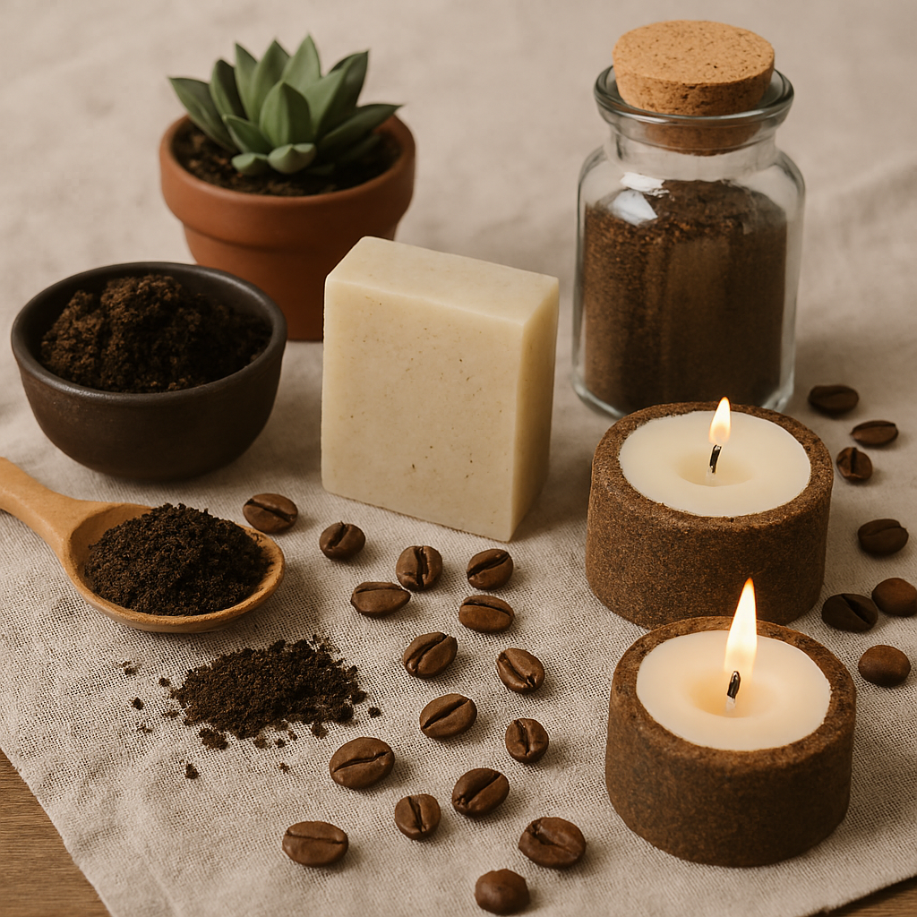 커피찌꺼기를 활용한 제품들