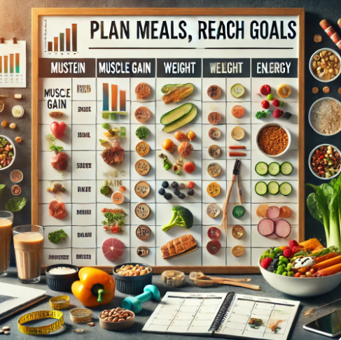 목표 달성형 식사 계획 수립