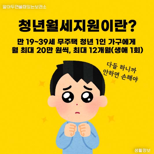 2025년 청년월세지원 서울시
