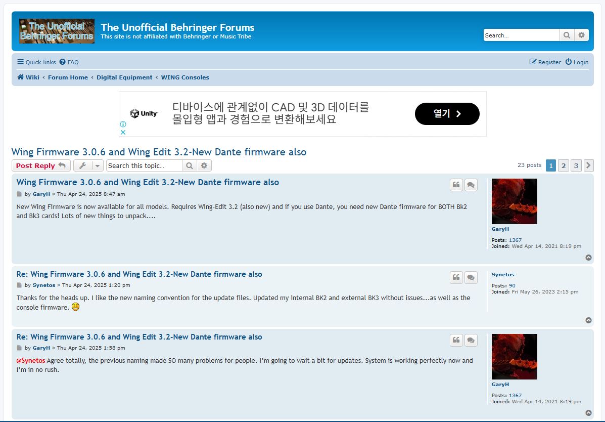 The Unofficial Behringer Forums