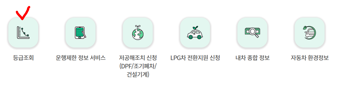 자동차 등급 조회