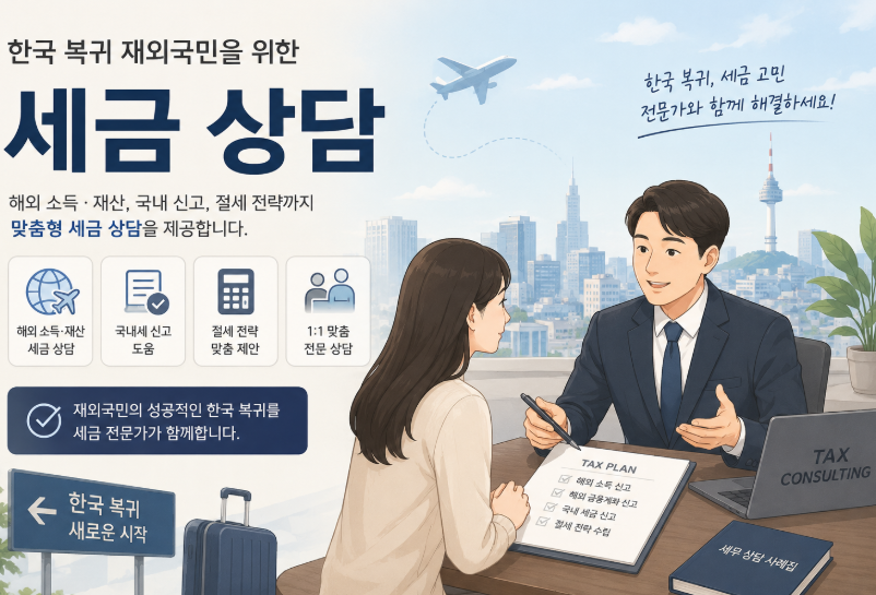재외국민 세금 문제 귀군 상속 증여 거주자 판정 해외 금융계좌 신고