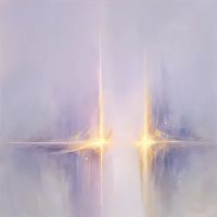 노벨물리학상2025: 에너지 양자화를 추상적인 데이터 그래프로 상징적으로 나타낸 이미지.