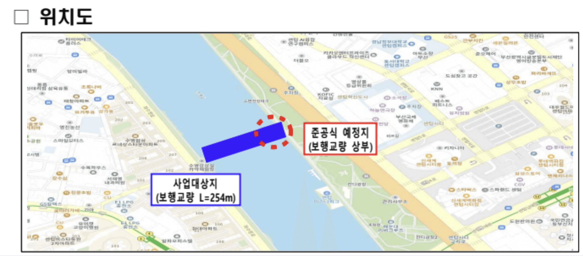 휴먼브릿지 위치도