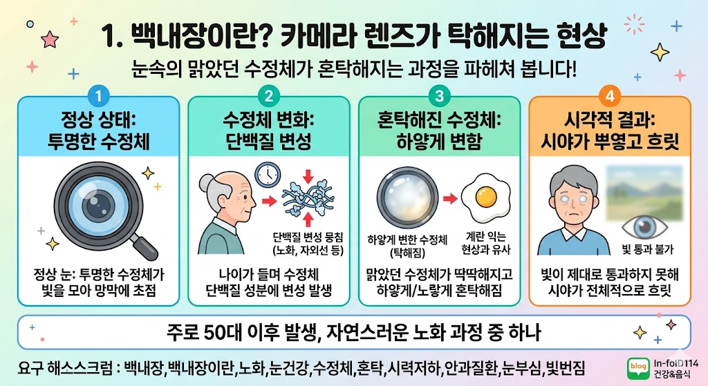 백내장 수술후 주의사항