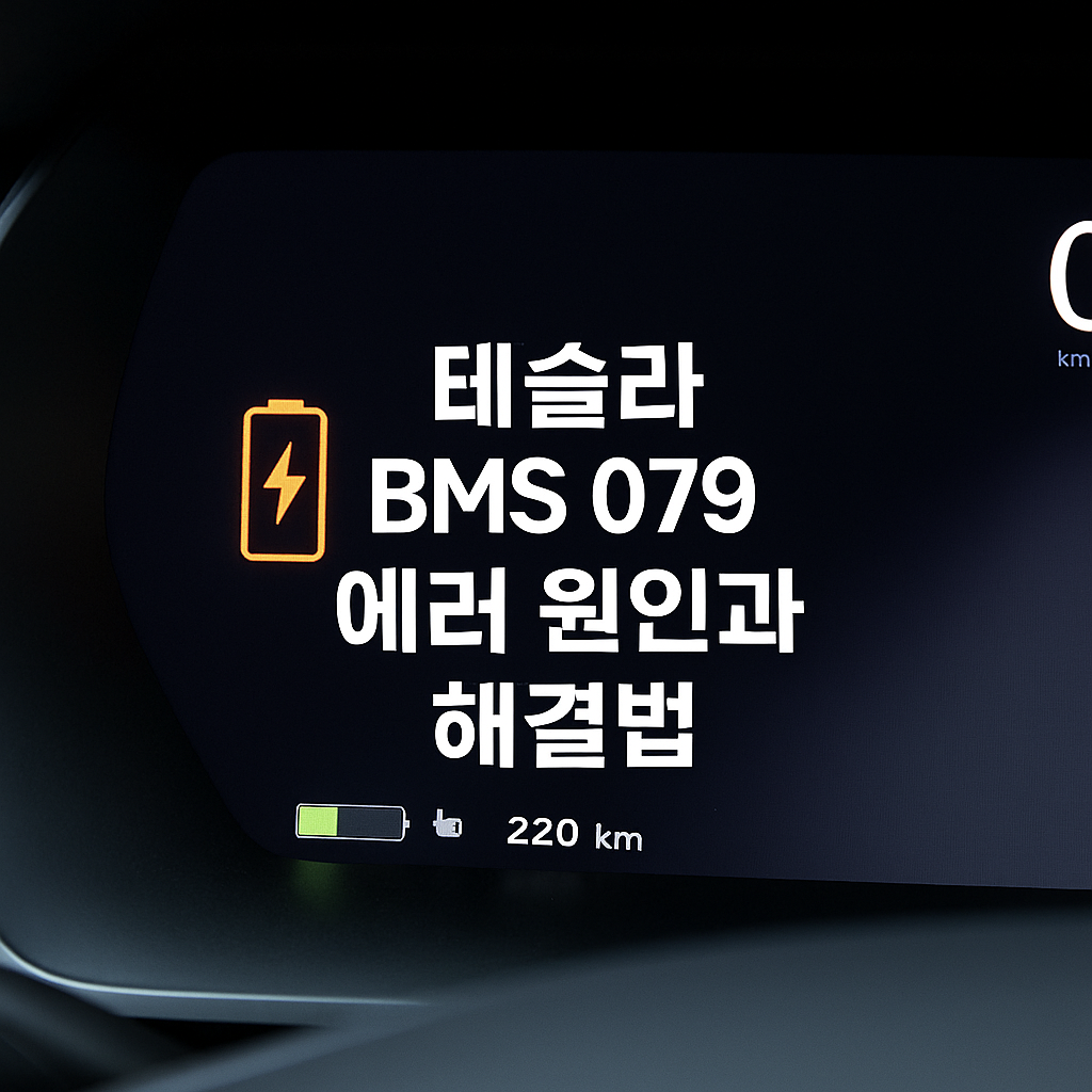 테슬라 BMS 079 에러 원인과 해결법