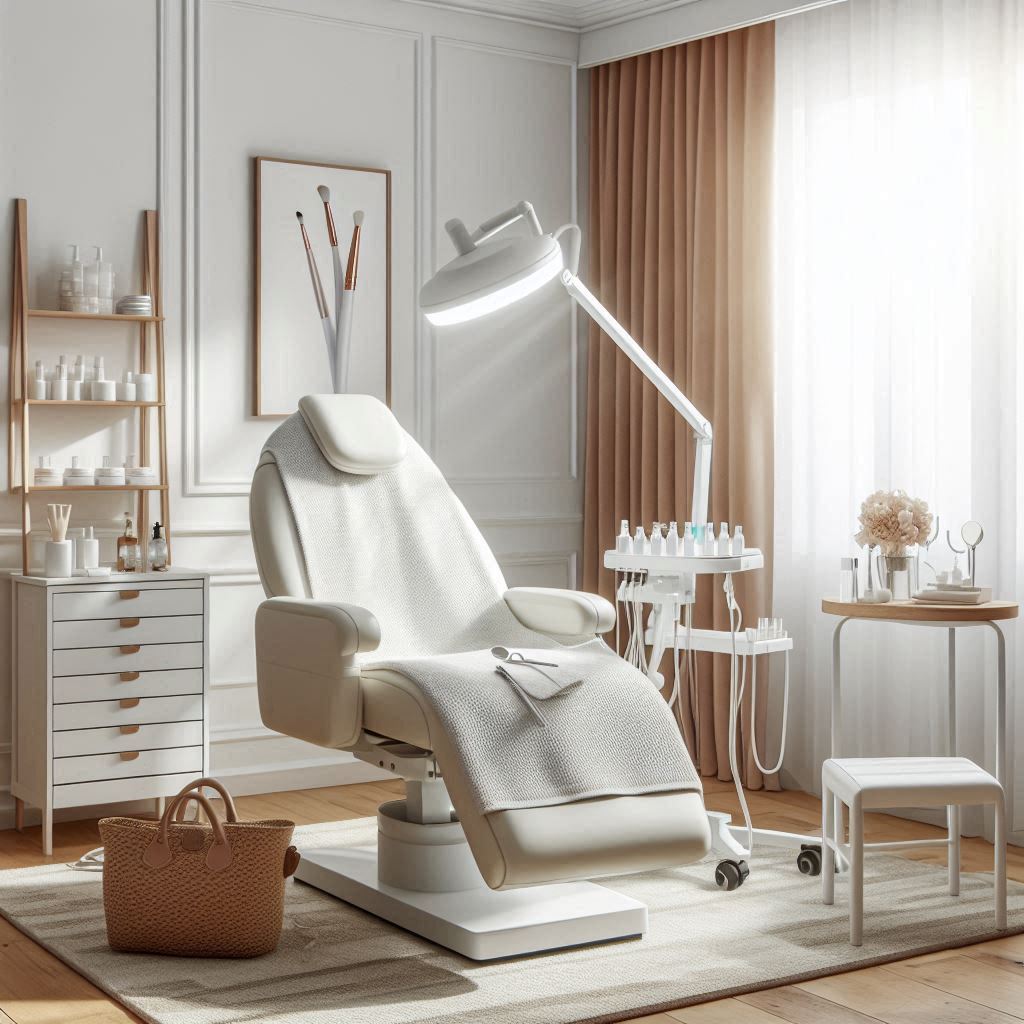 피부,체형관리 샵 배경