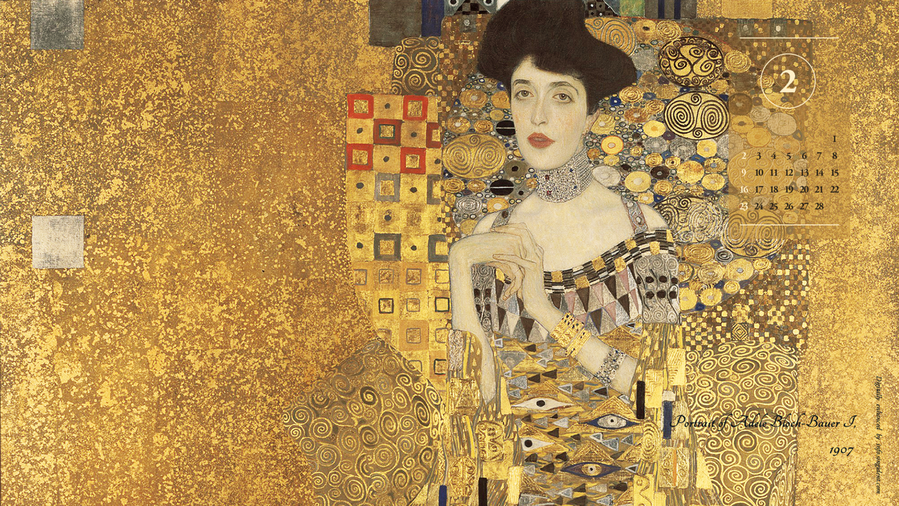 09 아델르 블로흐 바우어의 초상 I A - 2025년2월 노트북배경화면