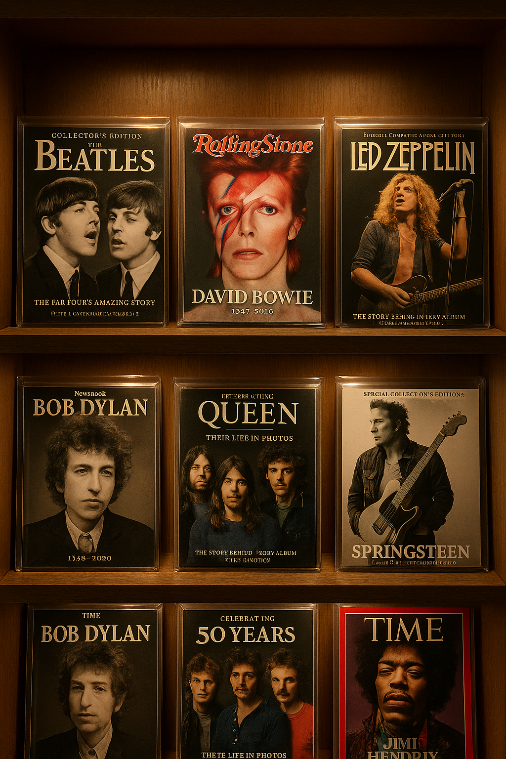 80년대 유행했던 음악 잡지 관련 사진