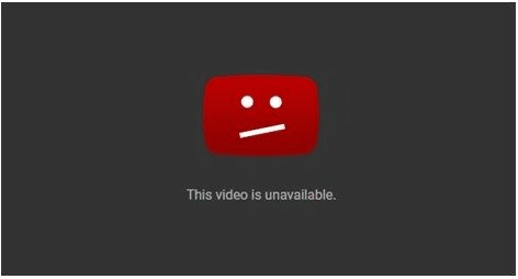 "This video is unavailable" 이 표시되는 유튜브 오류 화면