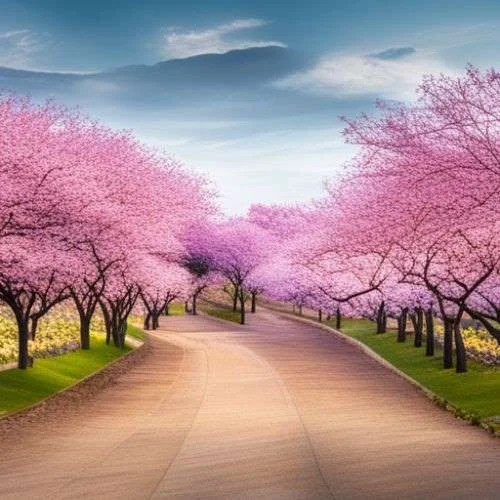 합천 백리벚꽃길