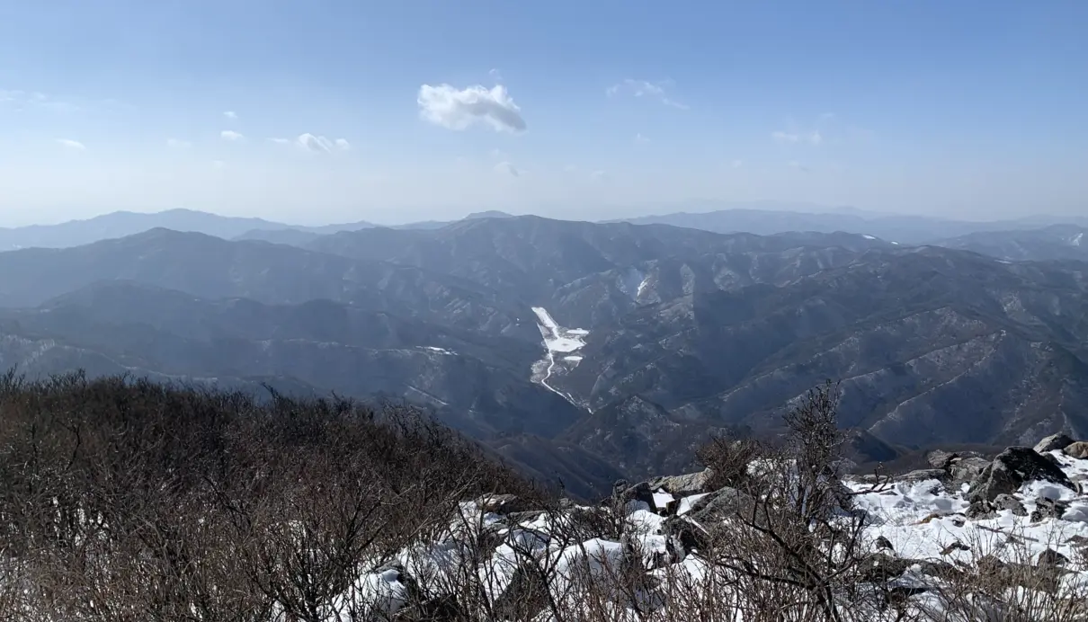 장군봉에서 본 멋진 전경