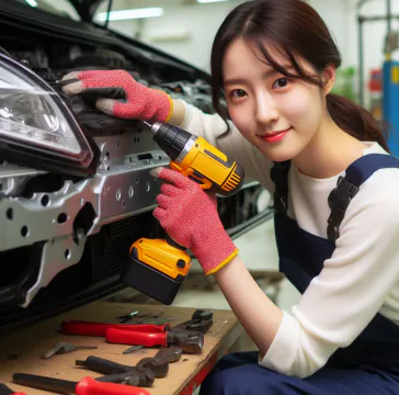 자동차 범퍼 교체 작업 공임