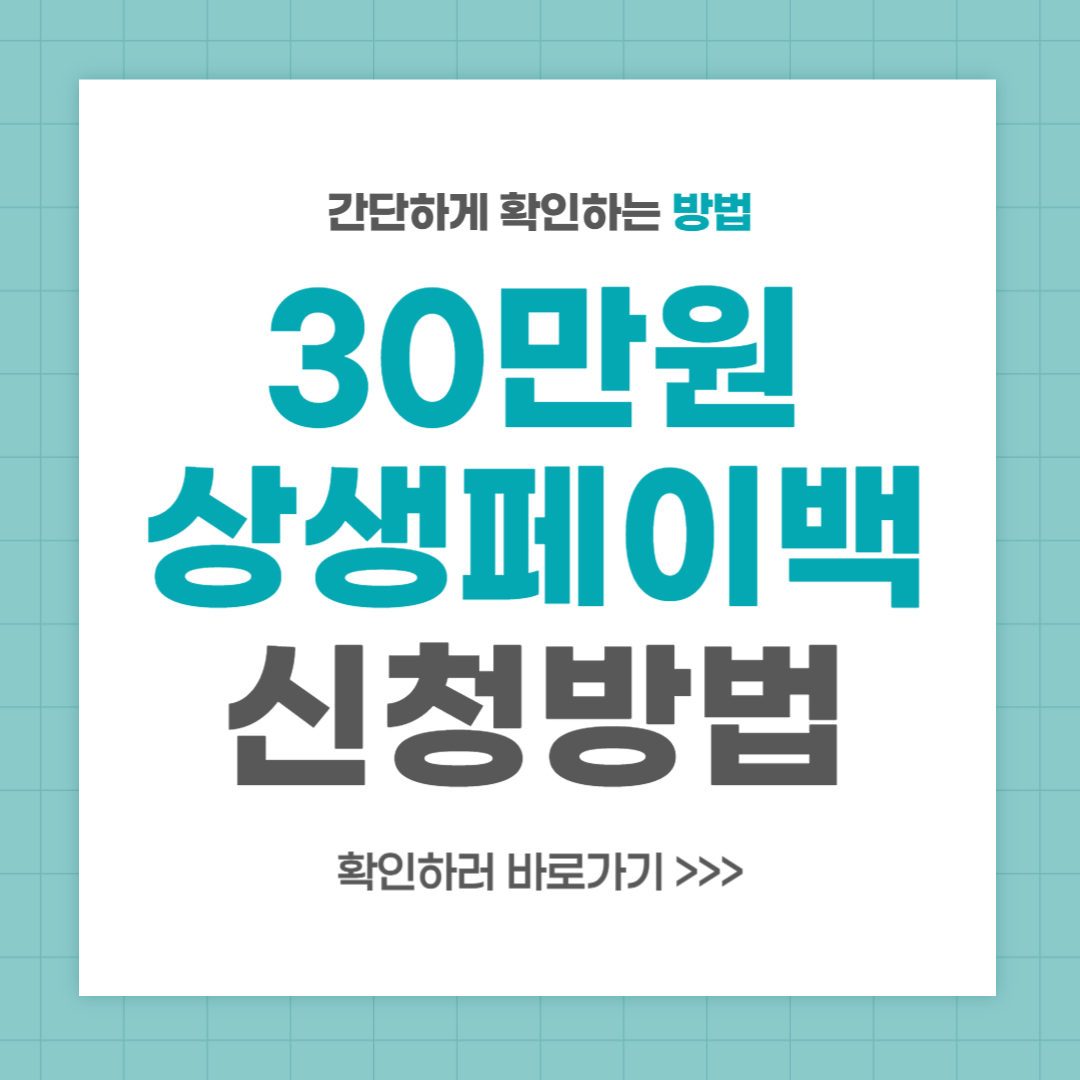 상생페이백 신청 방법 총정리