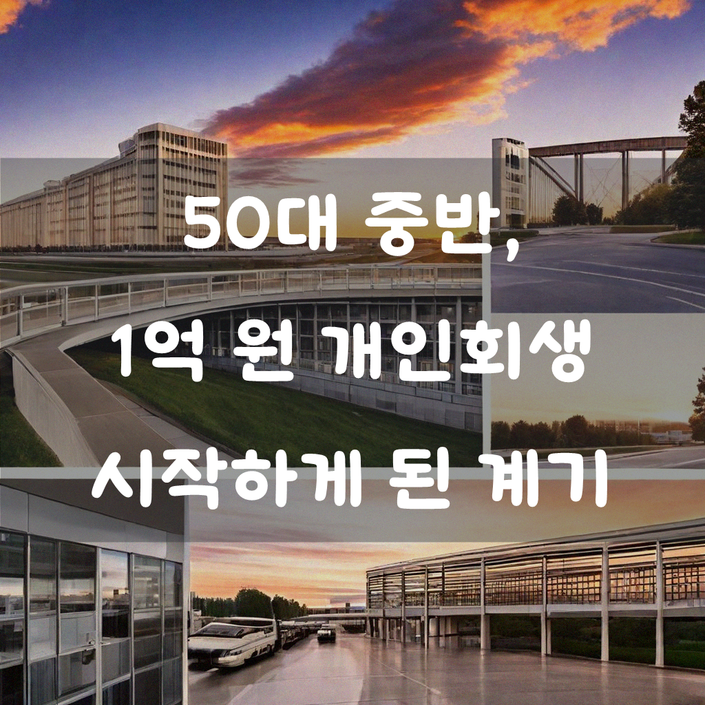 50대 중반, 1억 원 개인회생 어떻게 시작했을까