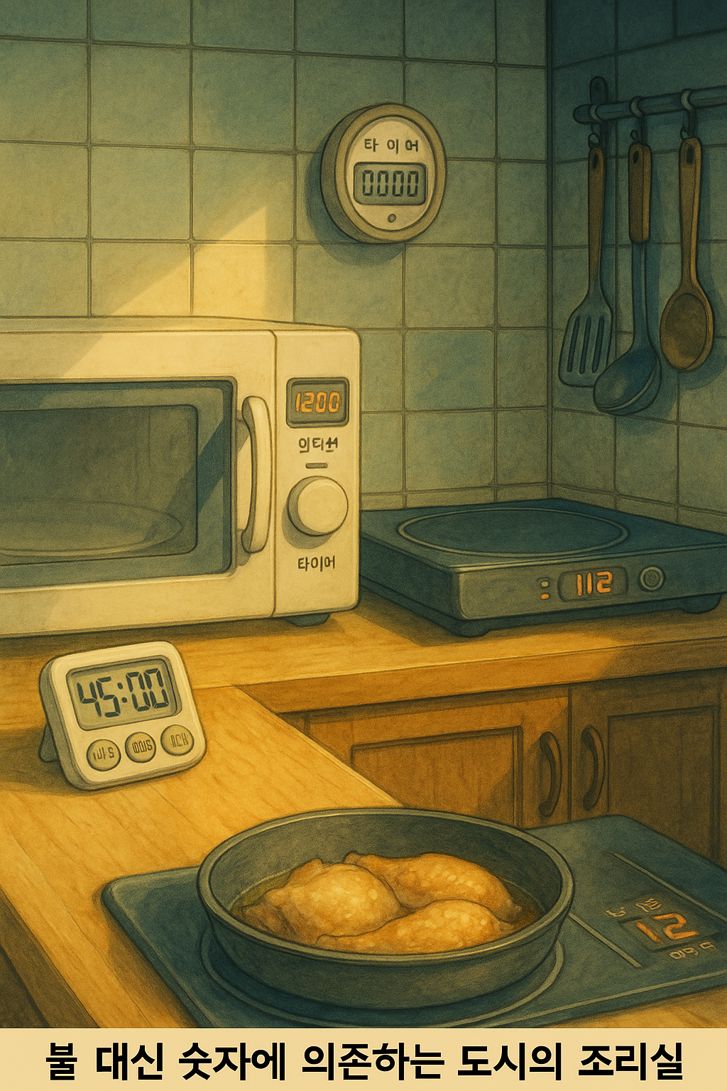 “불 대신 숫자에 의존하는 도시의 조리실”