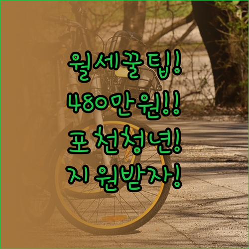 월세 부담 줄이기 포천시 청년 최대 ..