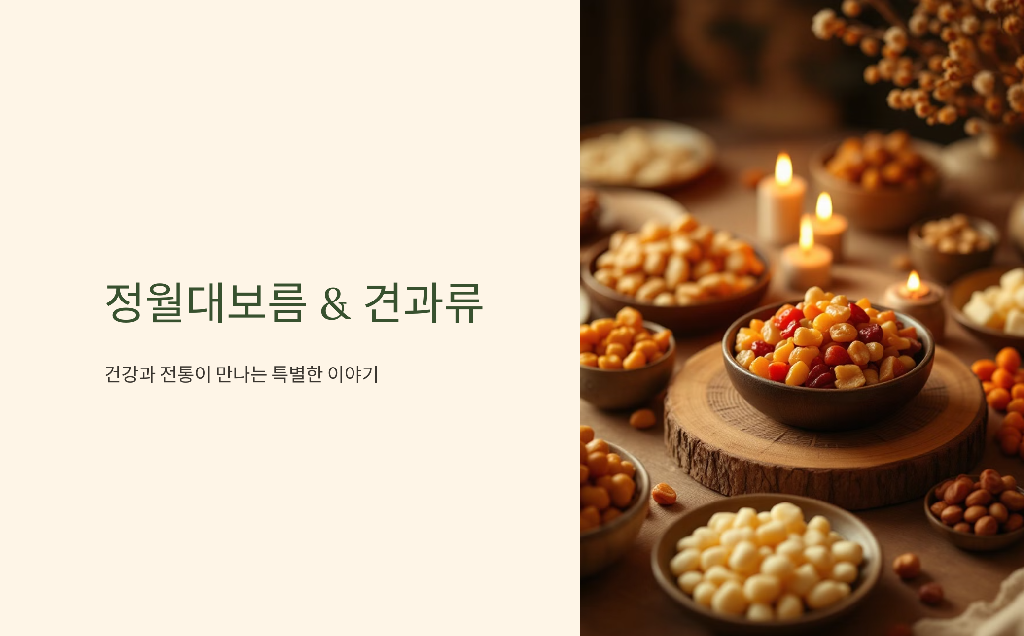 정월대보름과 견과류