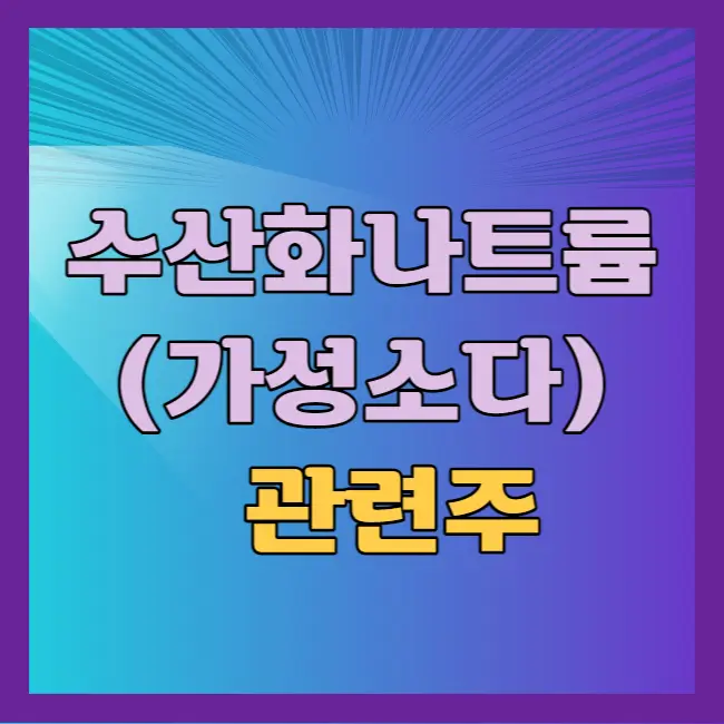 가성소다 관련주