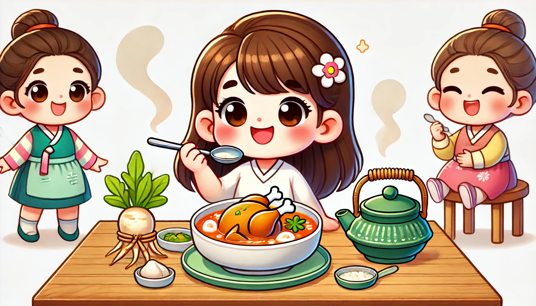 삼계탕: 재료와 조리법 및 효능