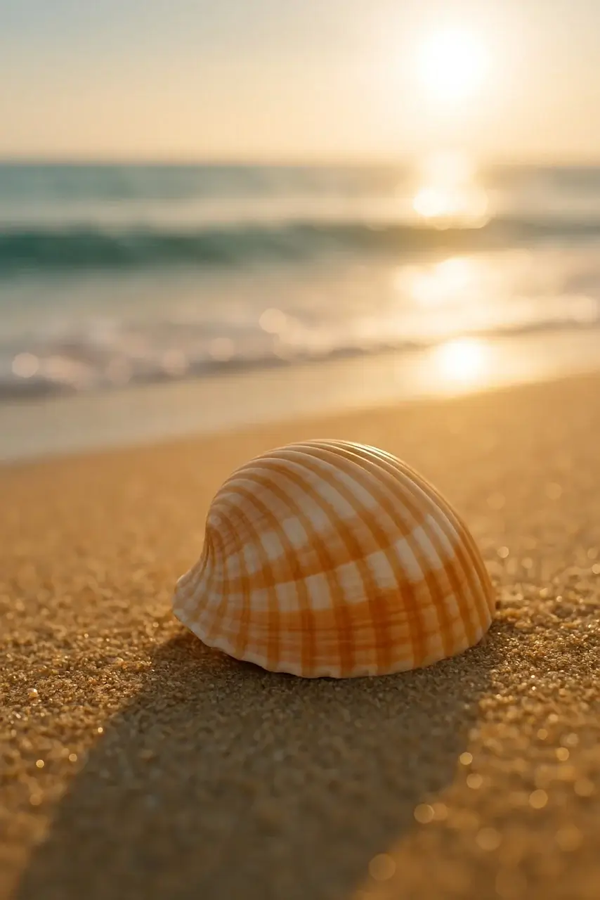 강릉 바닷가 마을의 조개껍데기