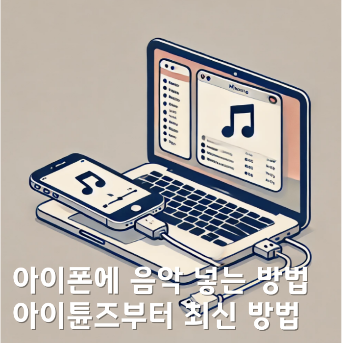 아이폰에 음악 넣는 방법