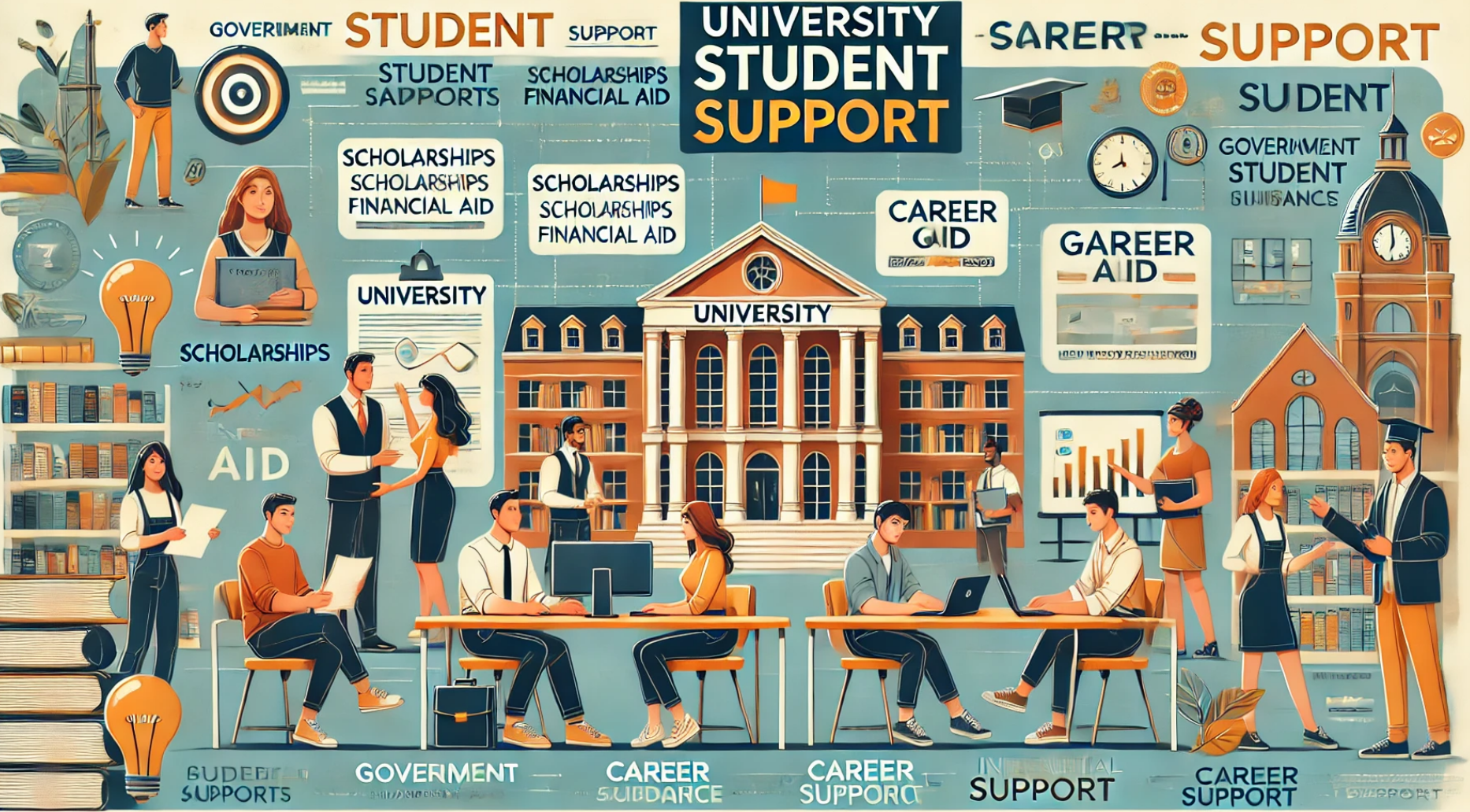 대학생 정부 지원 이미지
