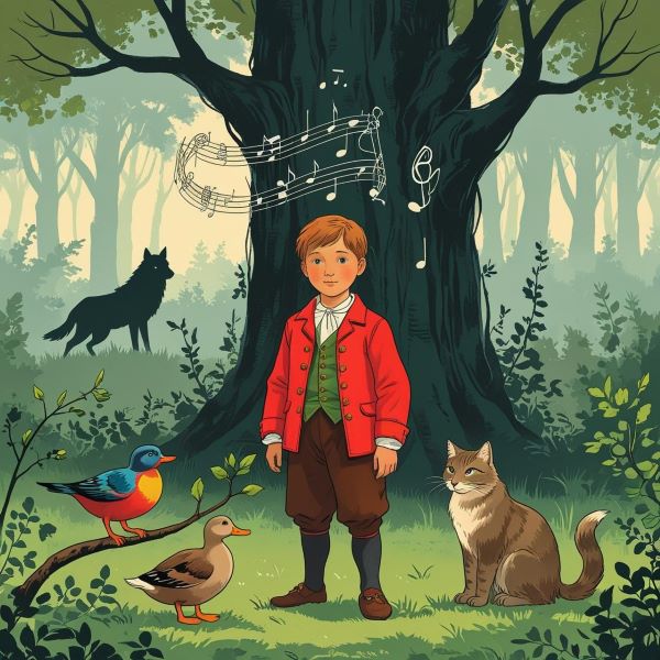 피터와-늑대-줄거리와-멜로디