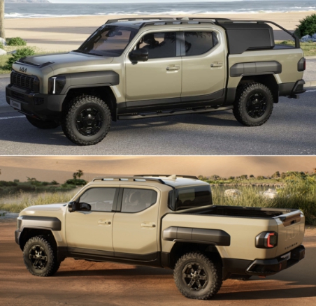 기아 타스만 정통 픽업 트럭 포드 레인저 콜로라도 비교 분석