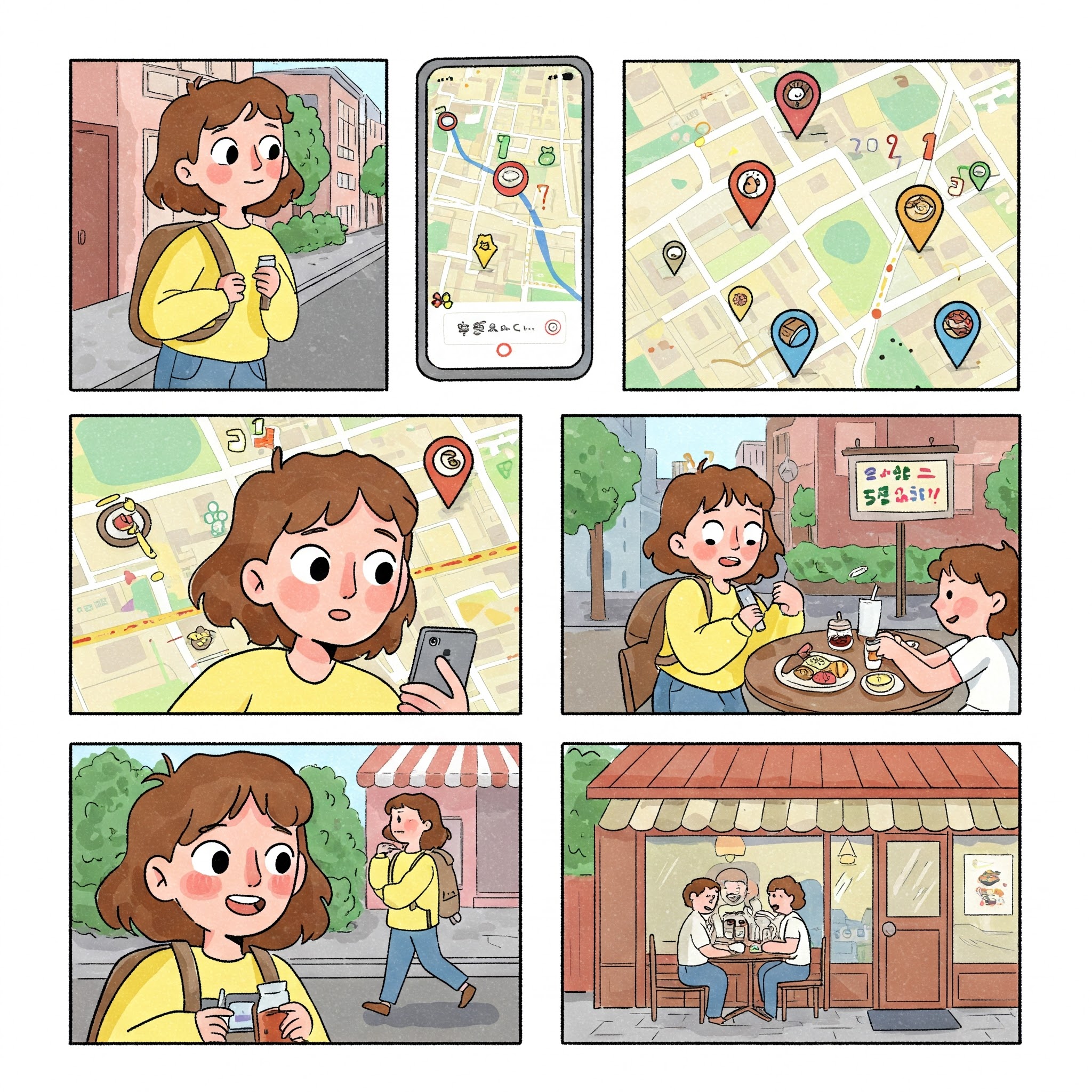 근처에 음식점 있어요?