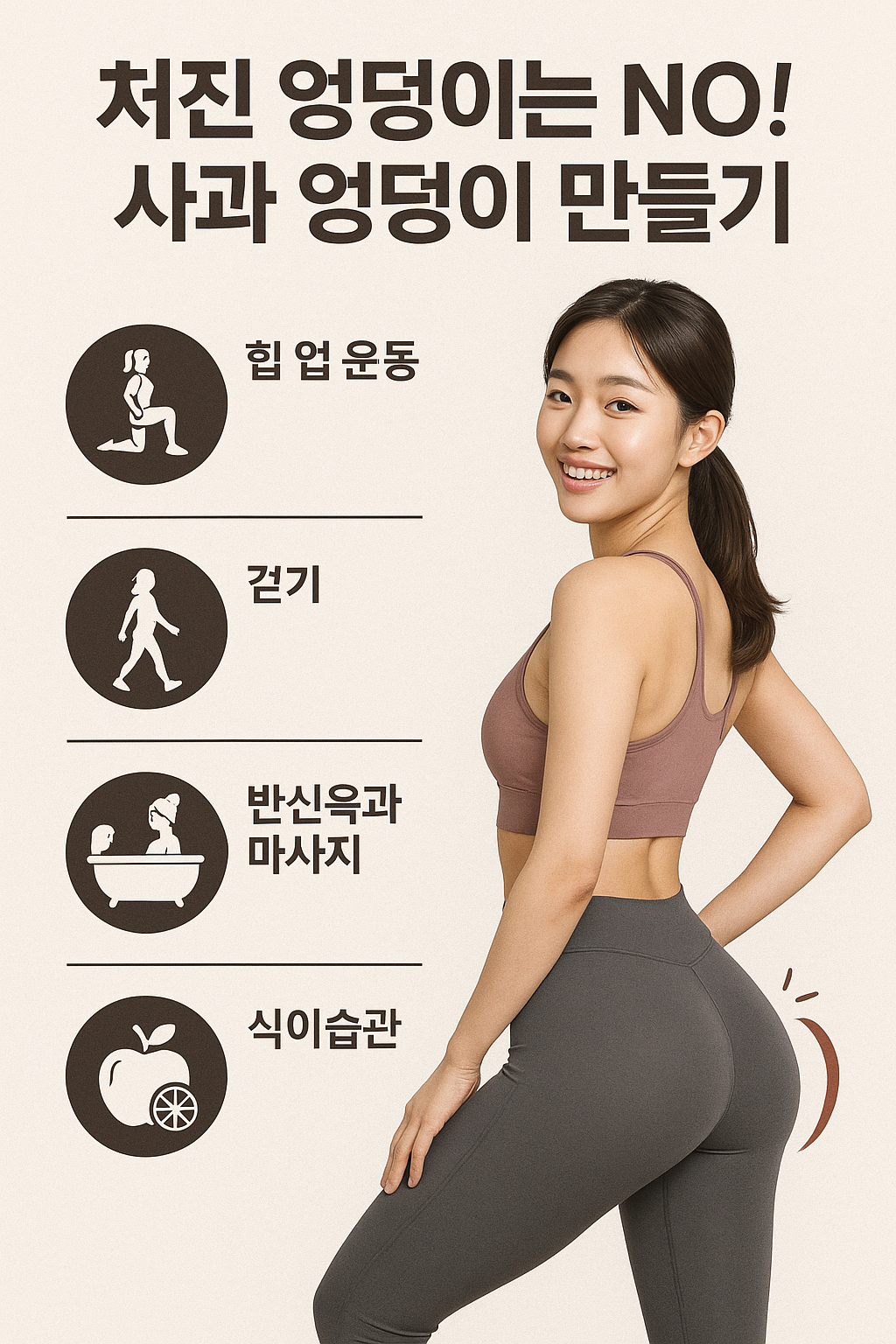 사과 엉덩이 만들기