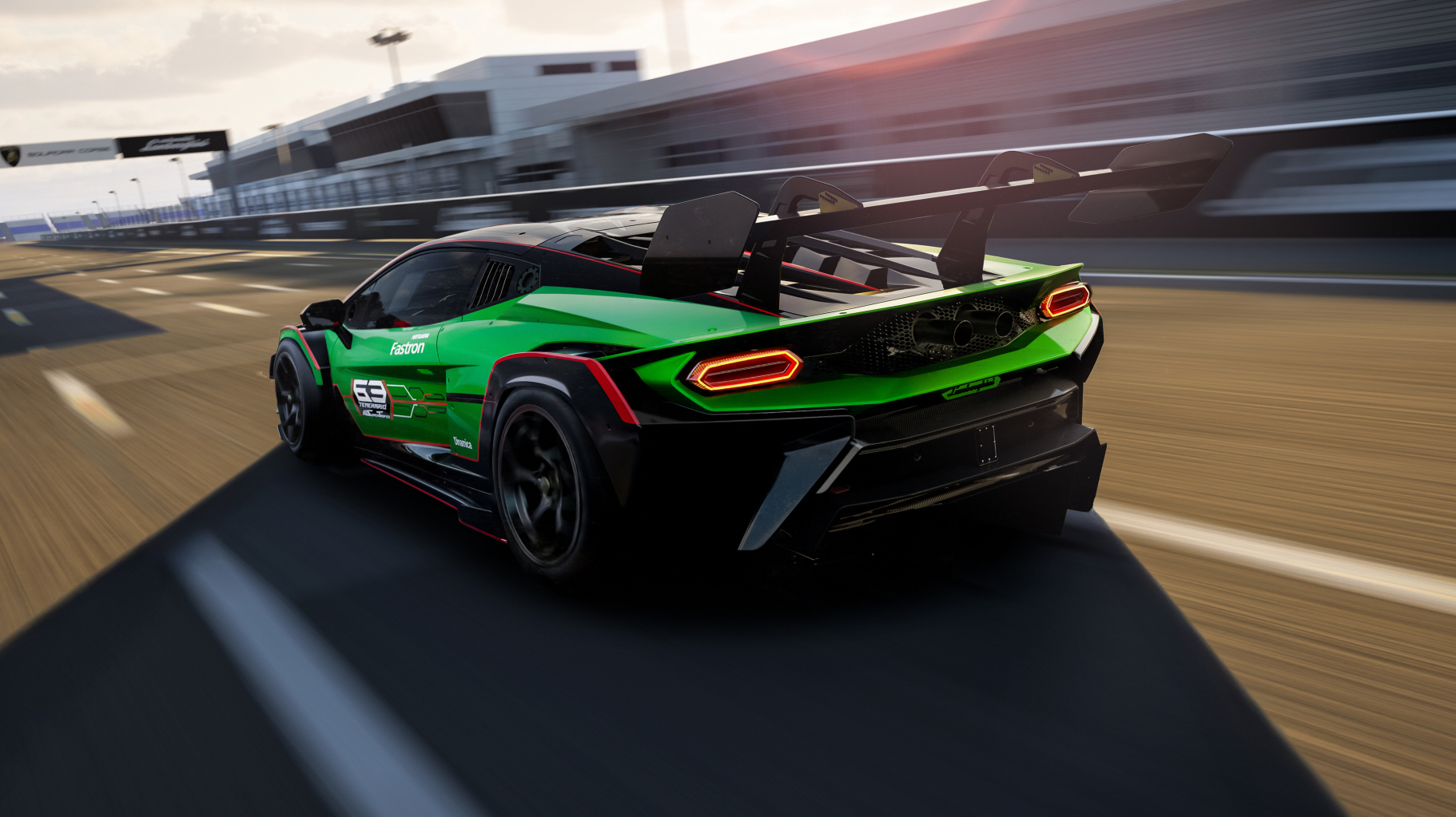 오토모빌리 람보르기니 레이스 카 테메라리오 슈퍼 트로페오 이미지