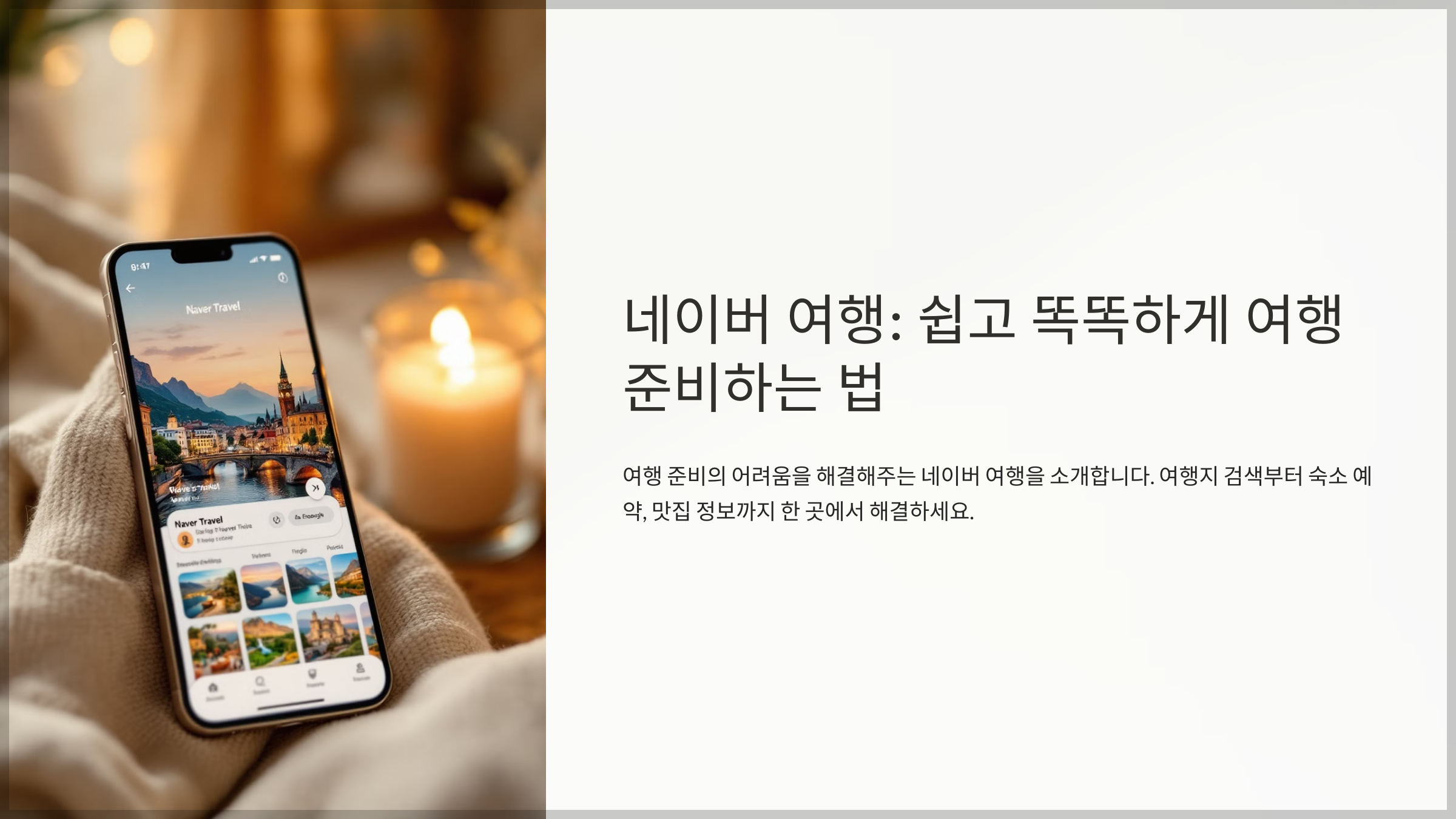 네이버 여행: 쉽고 똑똑하게 여행