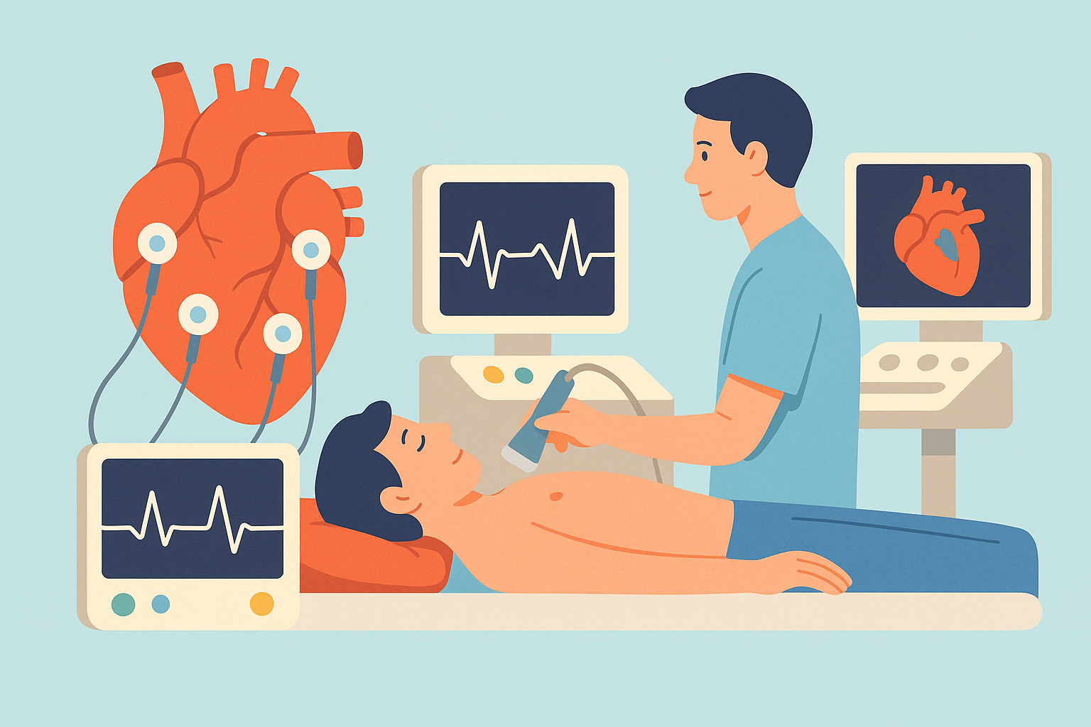 심전도 vs 심장초음파, 뭐가 다를까? 검사 목적 정확히 알기