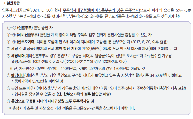 2024년 1차 서울주택도시공사 행복주택 입주자 모집공고