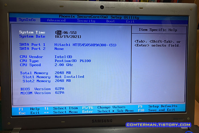 2011년 펜티엄 P6100