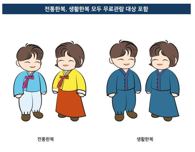 무료입장 한복기준