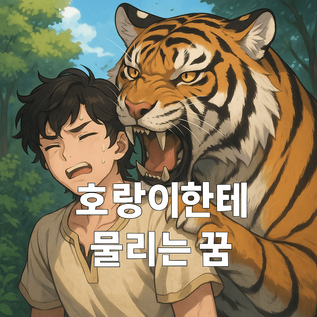 호랑이한테 물리는 꿈