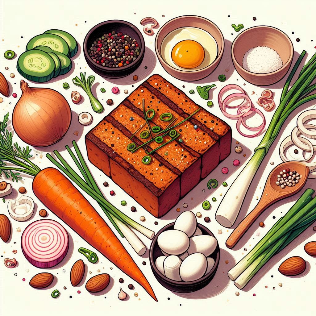 두부 채소 스테이크