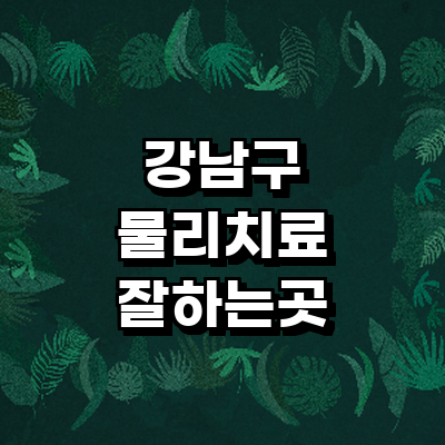 서울 강남구 정형외과