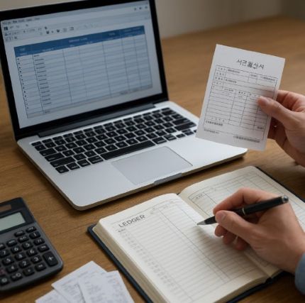 회계 복식부기 이미지